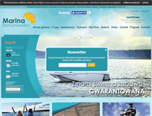 Tablet Screenshot of marinadomaniowska.pl